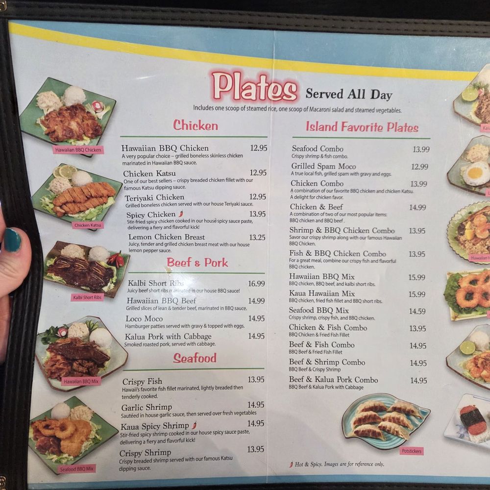 Kaua Hawaiian Bbq - Menu 1 - Hawaiian Near Me - Riverside, California Kaua Hawaiian Bbq - Menu 1 - Hawaiian Near Me - Riverside, California