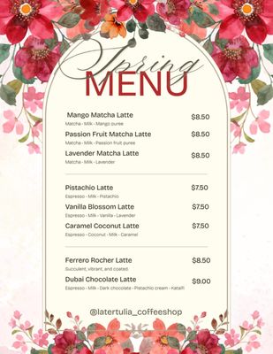 Menu photo 1 La Tertulia Coffee Shop Orlando, FL Menu photo 1 La Tertulia Coffee Shop Orlando, FL