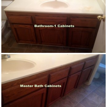 Perkins Painting - Bathroom cabinets - before - Painters Near Me Perkins Painting - Bathroom cabinets - before - Painters Near Me