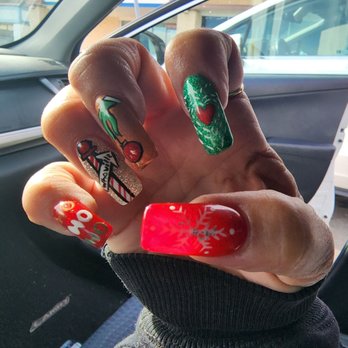 J Nails & Spa - Love my grinch nails. - Nail Salons Near Me - Grover Beach, California J Nails & Spa - Love my grinch nails. - Nail Salons Near Me - Grover Beach, California