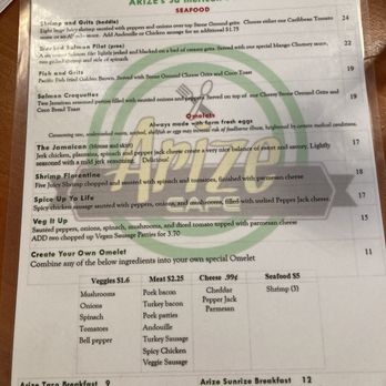 Arize Breakfast Cafe - Menu - Breakfast & Brunch Near Me - Atlanta, Georgia Arize Breakfast Cafe - Menu - Breakfast & Brunch Near Me - Atlanta, Georgia