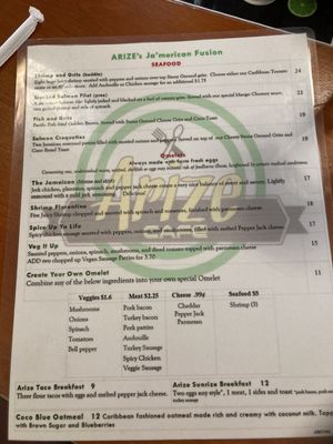 Menu photo 2 Arize Breakfast Cafe Atlanta, GA Menu photo 2 Arize Breakfast Cafe Atlanta, GA