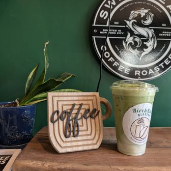 Birch Built Beanery - Large Matcha Latte - Cafes Near Me - Astoria, New York Birch Built Beanery - Large Matcha Latte - Cafes Near Me - Astoria, New York