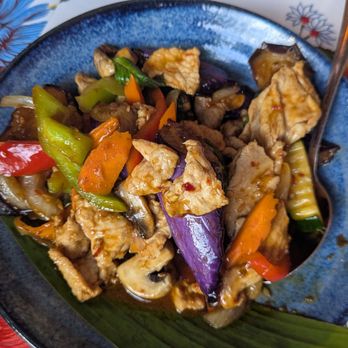 Thai Table  - Basil Eggplant - Thai Near Me - Berkeley, California