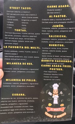 Menu photo 1 Tacos Y Tortas Mesa, AZ