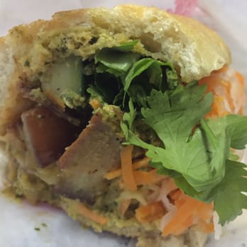 JoJu - Pork Belly Banh Mi with Green Sauce - Coffee & Tea Near Me - Elmhurst, New York JoJu - Pork Belly Banh Mi with Green Sauce - Coffee & Tea Near Me - Elmhurst, New York