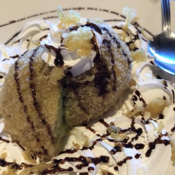 Umi Sushi - Tempura Ice cream-  meh - Sushi Bars Near Me - Modesto, California