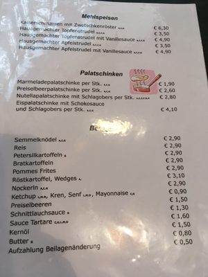 Menu photo 2 Restaurant Soosser Vienna, 9