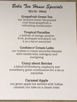 Menu photo 4 Boba Tea House Northridge, CA Menu photo 4 Boba Tea House Northridge, CA