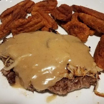 Quaker Diner - Chopped Sirloin (gravy & onions) potato wedges - Diners Near Me - Philadelphia, Pennsylvania