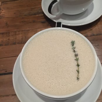 Brooklyn Kava - Lavender Chai topped with a sprig of thyme- so good! - Coffee & Tea Near Me - Bushwick, New York Brooklyn Kava - Lavender Chai topped with a sprig of thyme- so good! - Coffee & Tea Near Me - Bushwick, New York