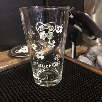 Odd Otter Brewing - Christmas  glasses for sale $6 and so darn cute! - Breweries Near Me - Tacoma, Washington