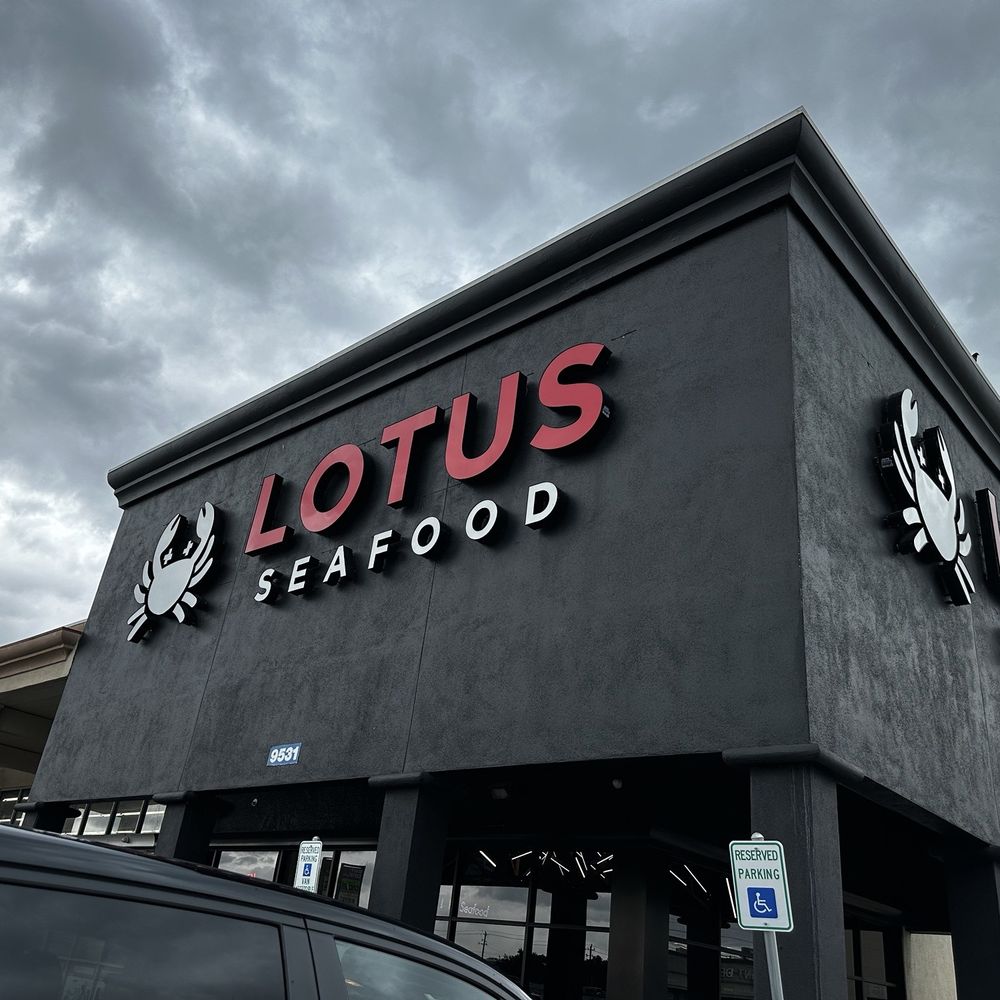 Lotus Seafood - View from outside - Seafood Near Me - Houston, Texas Lotus Seafood - View from outside - Seafood Near Me - Houston, Texas