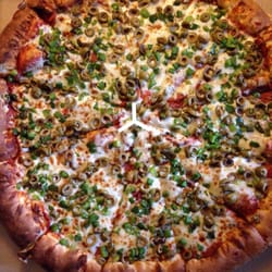 Jessy's Pizza - XL stuffed crust pizza w/ all the fixins