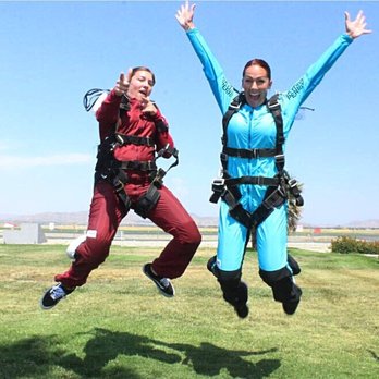 Skydive Perris - YAY Skydive Perris! This photo says it all. 5 star experience. Thank you all for making my daughter's 19th Bday awesome! - Skydiving Near Me - Perris, California Skydive Perris - YAY Skydive Perris! This photo says it all. 5 star experience. Thank you all for making my daughter's 19th Bday awesome! - Skydiving Near Me - Perris, California