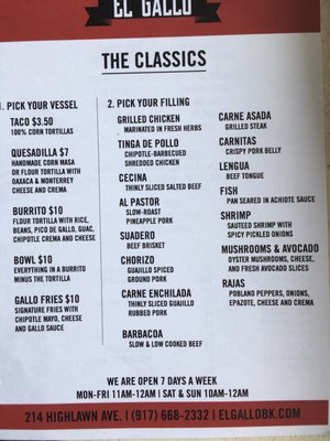 Menu photo 8 El Gallo Taqueria Brooklyn, NY Menu photo 8 El Gallo Taqueria Brooklyn, NY