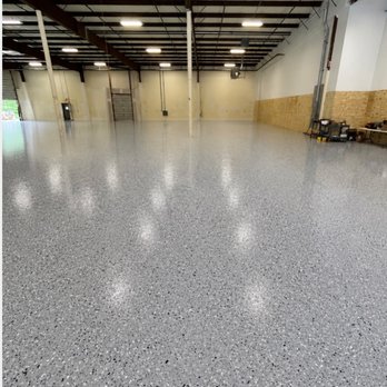 Atlas Epoxy Floors - Maximize safety and durability with this seamless commercial flake floor. Engineered to handle heavy forklift traffic, impact, and spills. - Flooring Near Me Atlas Epoxy Floors - Maximize safety and durability with this seamless commercial flake floor. Engineered to handle heavy forklift traffic, impact, and spills. - Flooring Near Me
