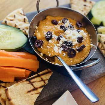 Indulge Bistro & Wine Bar - Signature Warm Hummus - New American Near Me - Golden, Colorado