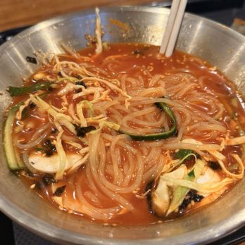 CHD Korean Dumplings Westpark - Spicy Cold Noodle Soup - Korean Near Me - Irvine, California CHD Korean Dumplings Westpark - Spicy Cold Noodle Soup - Korean Near Me - Irvine, California