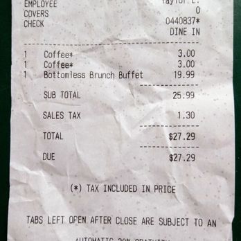 Grind At Kona Tiki Bar - Great Sunday Brunch price, but NO coffee refills! - New American Near Me - Ormond Beach, Florida Grind At Kona Tiki Bar - Great Sunday Brunch price, but NO coffee refills! - New American Near Me - Ormond Beach, Florida