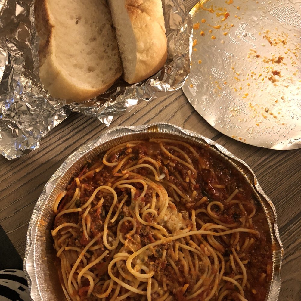 Meatballs with meat sauce. Soooo good!!!