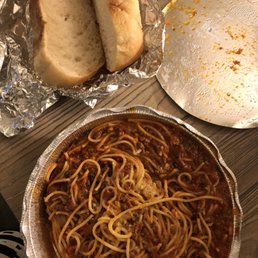 Meatballs with meat sauce. Soooo good!!!