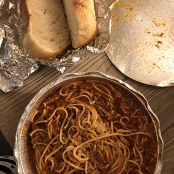Sal's Pizza - Meatballs with meat sauce. Soooo good!!! - Pizza Near Me - Danbury, Connecticut
