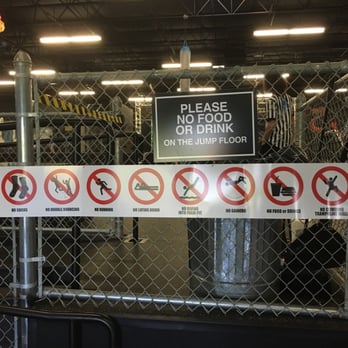 Sky Zone Trampoline Park - No doing any of this stuff! - Trampoline Parks Near Me - Chesapeake, Virginia
