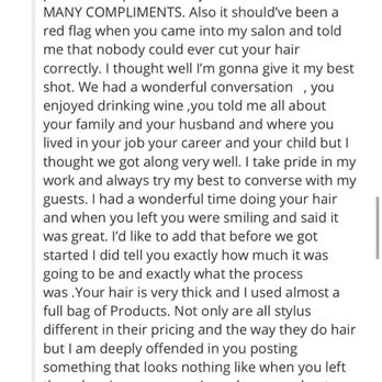 Beach Blonde Salon - The response she removed. - Hair Extensions Near Me - Oceanside, California