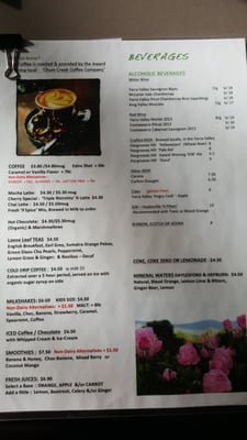 Menu photo 1 Cherry Tree Cafe Healesville, VIC Menu photo 1 Cherry Tree Cafe Healesville, VIC