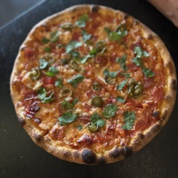 Red Tractor Pizza - "The Azteca"- delicious - Pizza Near Me - Bozeman, Montana