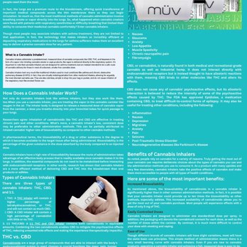 Compassionate Care Consultants - Exploring the Benefits of Cannabis Inhalers - Cannabis Clinics Near Me - Baltimore, Maryland