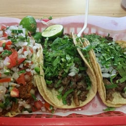 Mollete and 2 steak tacos! Mollete and 2 steak tacos!
