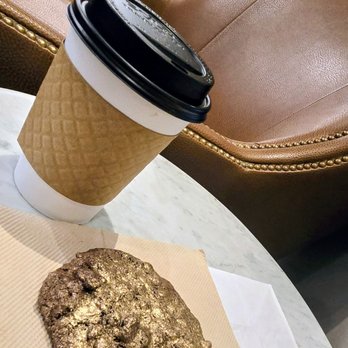 Copper Whisk - Texas Gold Cookie, 12oz Caramel Macchiato (2 shots espresso, 3 pumps of Caramel) - Cafes Near Me - St. Charles, Missouri