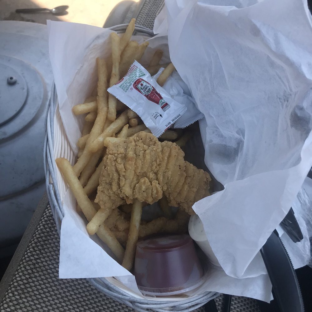 Cascades Café - a basket of fried chicken and french fries - Cocktail Bars Near Me - Phoenix, Arizona