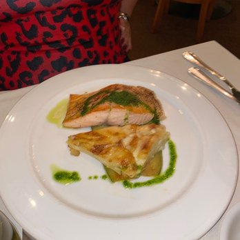 Ca'Bianca - Salmone. My friend loved it. - Italian Near Me - Santa Rosa, California