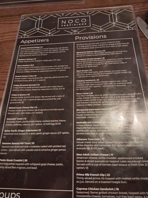 Menu photo 1 Noco Provisions Grand Rapids, MI
