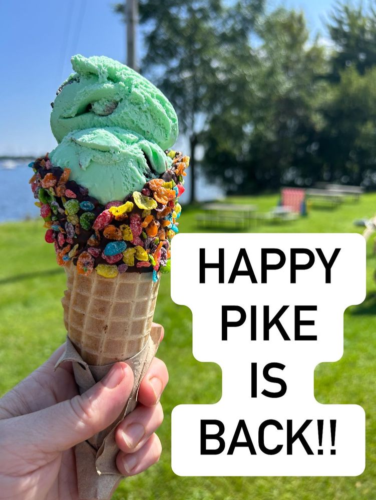 Happy Pike Ice Cream & Snack Bar Logo
