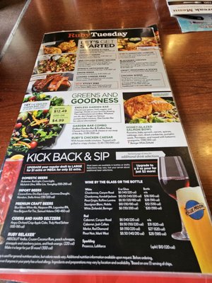 Menu photo 2 Ruby Tuesday Beckley, WV