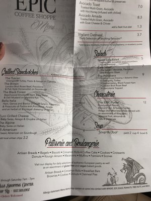 Menu photo 6 EPIC Coffee Shoppe Kettering, OH