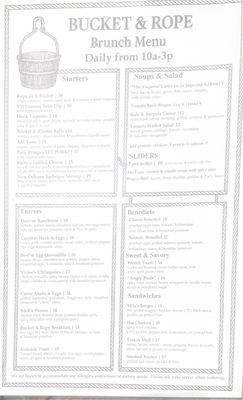 Menu photo 1 Bucket & Rope Dallas, TX