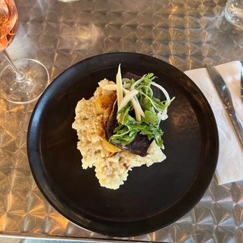 Revelry - Blackened Salmon Over Risotto - Wine Bars Near Me - Bozeman, Montana Revelry - Blackened Salmon Over Risotto - Wine Bars Near Me - Bozeman, Montana