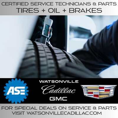 Up to $200.00 Rebate On GoodYear Tires - Qualifying tires earn a rebate up to $100. Double your rebate to $200 when you use your Goodyear credit card to make the purchase!
Claim your rebate here - https://www.goodyear.com/en-US/save/tire-rebate
OFFER DETAILS
Receive a rebate on 4 select Goodyear tires, rebate varies per tire
Rebate comes in the form of a Goodyear Visa Prepaid Card
Rebate varies by type of tires purchased
Shop Certified Pre-Owned & Take Advantage of our Special Deals on Certified Services & Repairs. Come Visit Watsonville Cadillac GMC today! Up to $200.00 Rebate On GoodYear Tires - Qualifying tires earn a rebate up to $100. Double your rebate to $200 when you use your Goodyear credit card to make the purchase!
Claim your rebate here - https://www.goodyear.com/en-US/save/tire-rebate
OFFER DETAILS
Receive a rebate on 4 select Goodyear tires, rebate varies per tire
Rebate comes in the form of a Goodyear Visa Prepaid Card
Rebate varies by type of tires purchased
Shop Certified Pre-Owned & Take Advantage of our Special Deals on Certified Services & Repairs. Come Visit Watsonville Cadillac GMC today!