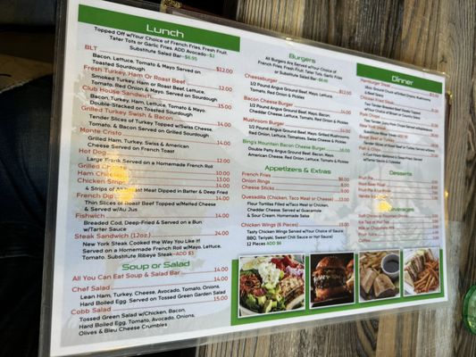 Menu photo 6 Bing's Lake Almanor Bistro Chester, CA Menu photo 6 Bing's Lake Almanor Bistro Chester, CA