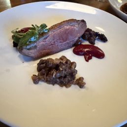 Duck breast from the tasting menu, the highlight of the night. Duck breast from the tasting menu, the highlight of the night.