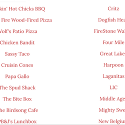 Syracuse Food Truck & Craft Beer Festival - Food vendors on left, craft beer vendors right
