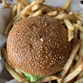 Zareen's - The chicken Punjabi Burger!  Spicy and awesome!  A must have! - Halal Near Me - Mountain View, California
