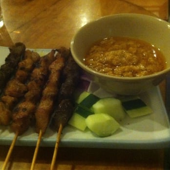 Banana Leaf - Beef and Chicken Satay - Malaysian Near Me - Philadelphia, Pennsylvania