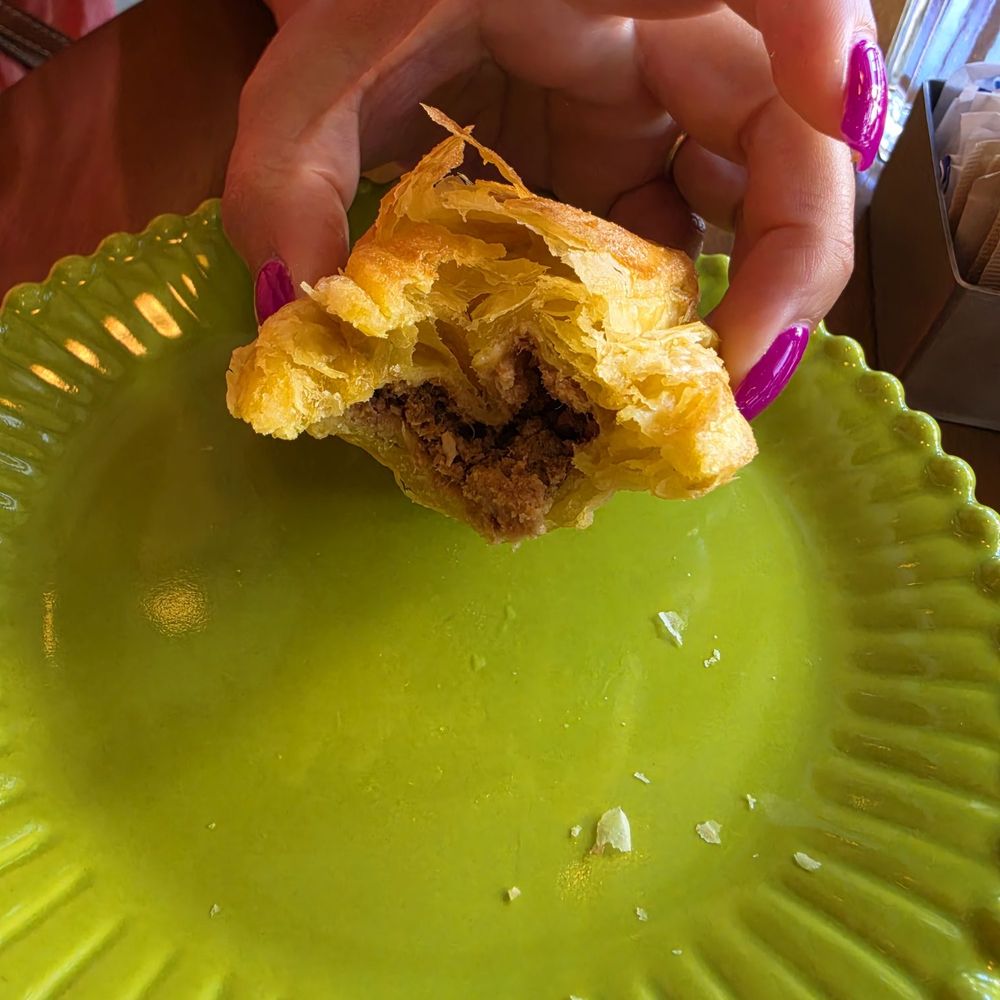 Beef pastelito.
