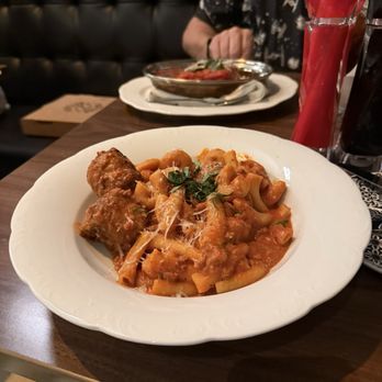 The Sicilian Butcher - Rigatoni with Bolognese and Uncle Arthur's Sausage meatballs - Wine Bars Near Me - San Antonio, Texas The Sicilian Butcher - Rigatoni with Bolognese and Uncle Arthur's Sausage meatballs - Wine Bars Near Me - San Antonio, Texas